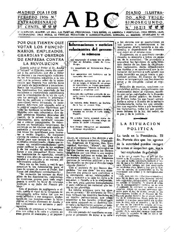 ABC MADRID 15-02-1936 página 21