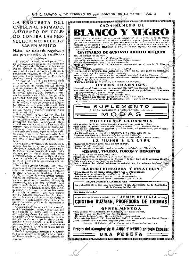 ABC MADRID 15-02-1936 página 25