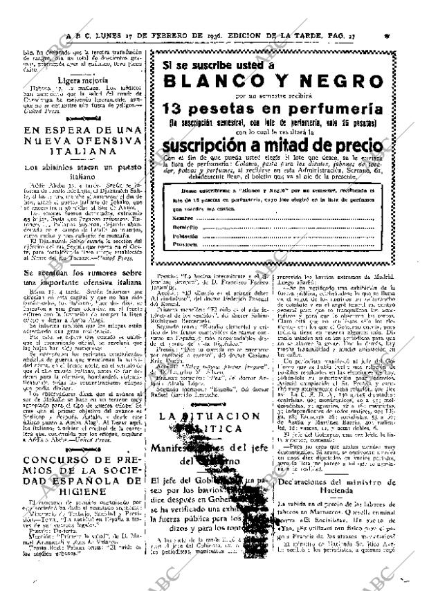 ABC MADRID 17-02-1936 página 25