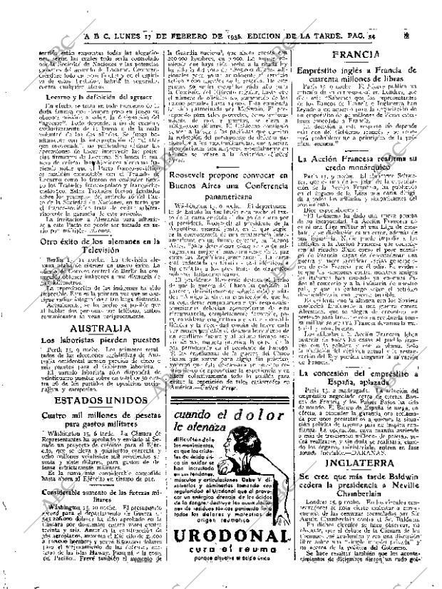 ABC MADRID 17-02-1936 página 32