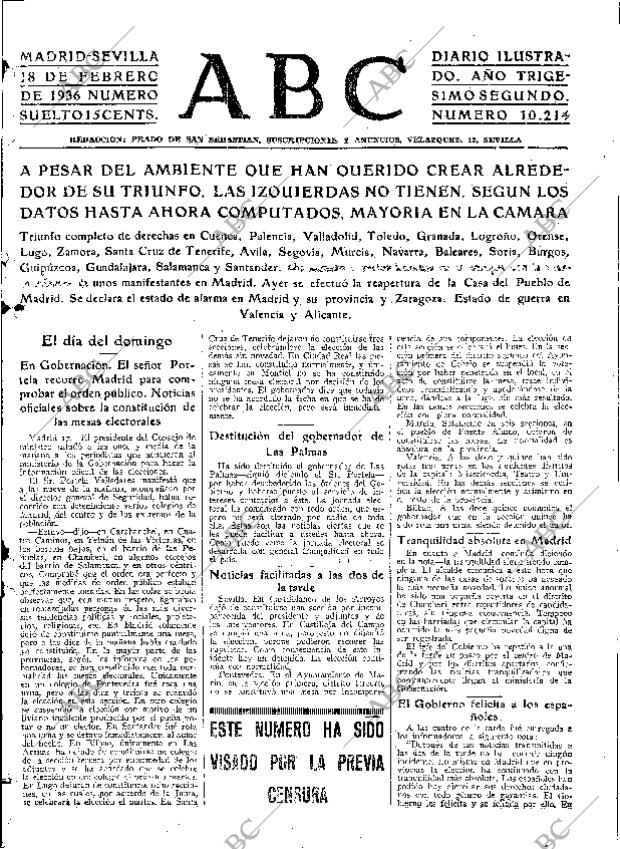 ABC SEVILLA 18-02-1936 página 11