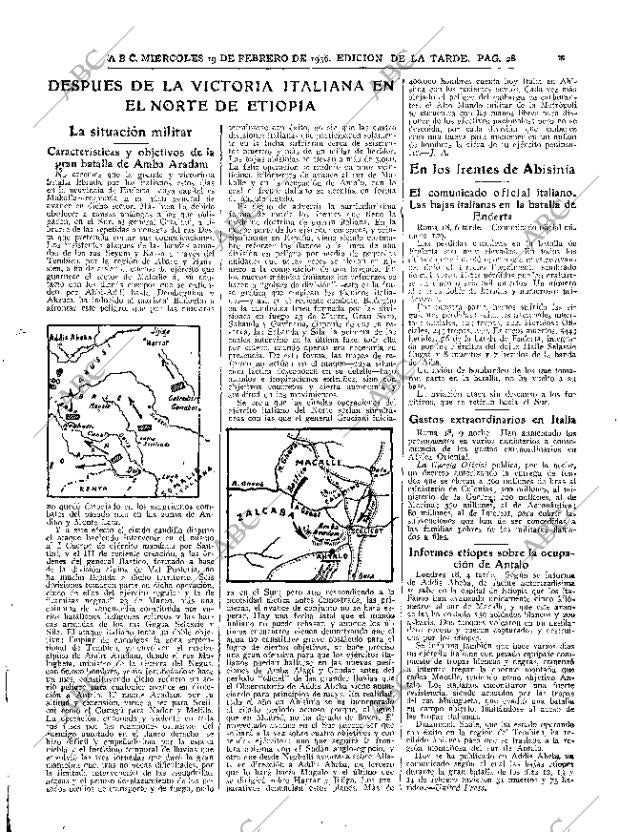 ABC MADRID 19-02-1936 página 28