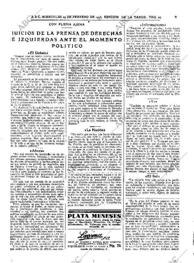 ABC MADRID 19-02-1936 página 29