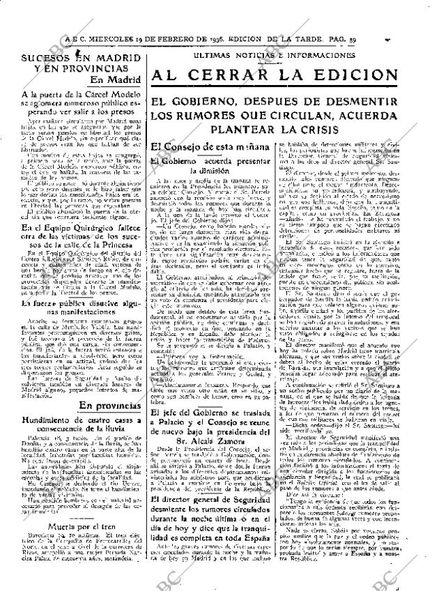 ABC MADRID 19-02-1936 página 39