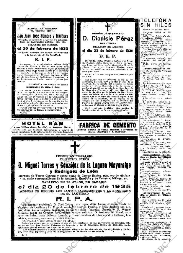 ABC MADRID 19-02-1936 página 49