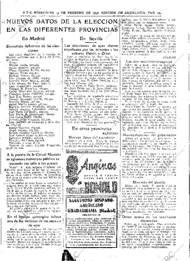 ABC SEVILLA 19-02-1936 página 19