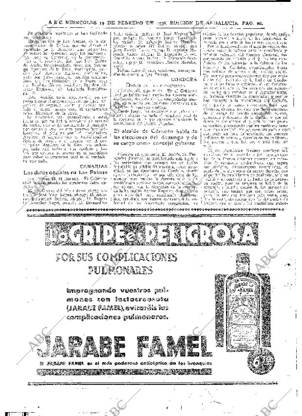ABC SEVILLA 19-02-1936 página 20