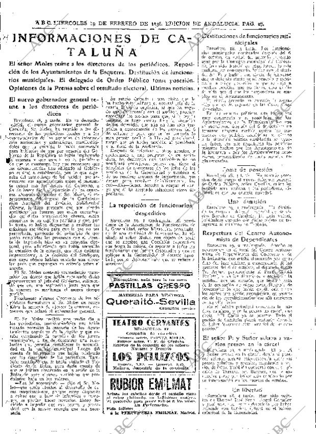 ABC SEVILLA 19-02-1936 página 27