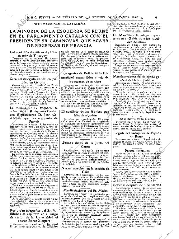 ABC MADRID 20-02-1936 página 35