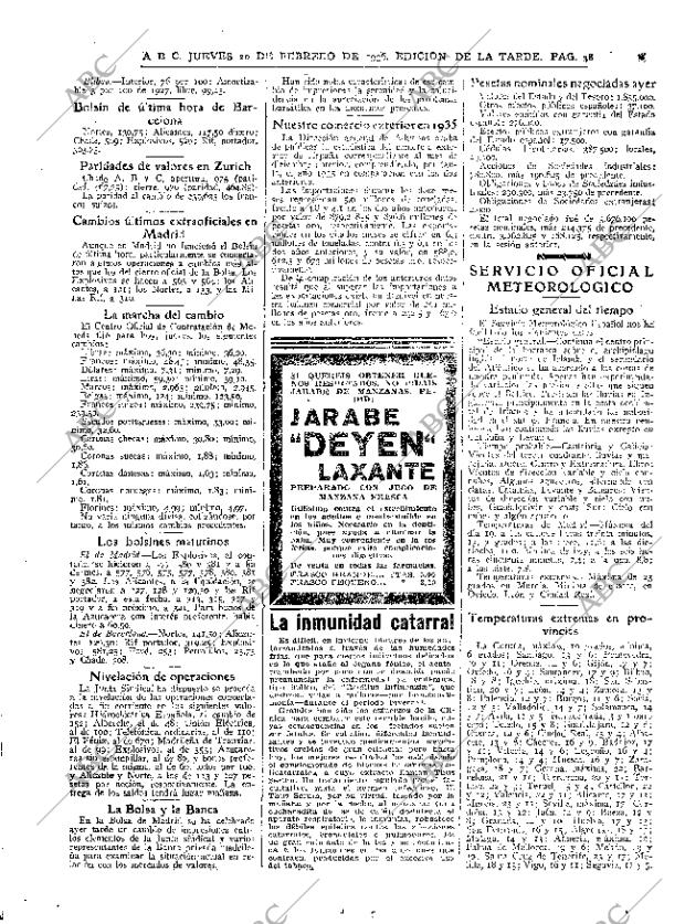 ABC MADRID 20-02-1936 página 38