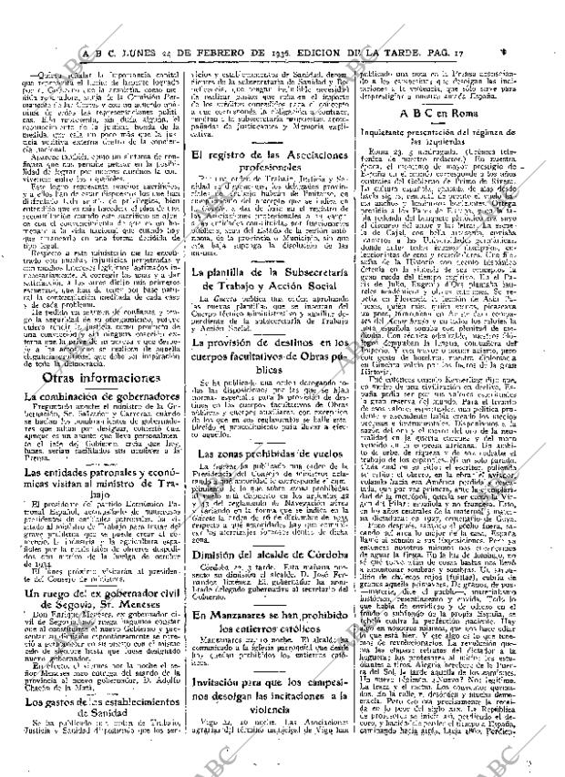 ABC MADRID 24-02-1936 página 17