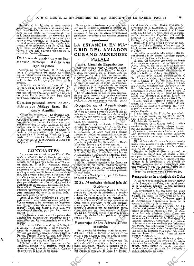 ABC MADRID 24-02-1936 página 22