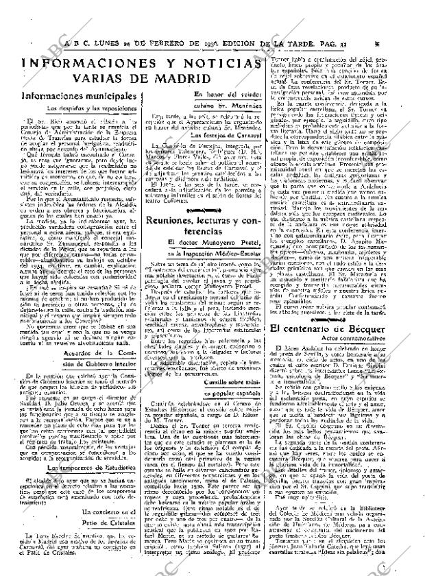ABC MADRID 24-02-1936 página 33