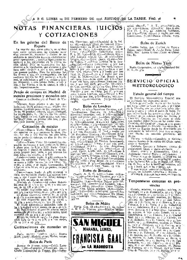 ABC MADRID 24-02-1936 página 36