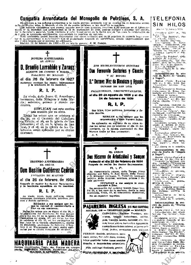 ABC MADRID 24-02-1936 página 40