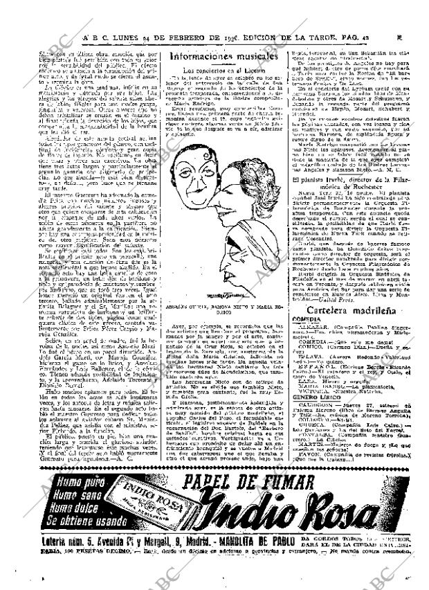 ABC MADRID 24-02-1936 página 42