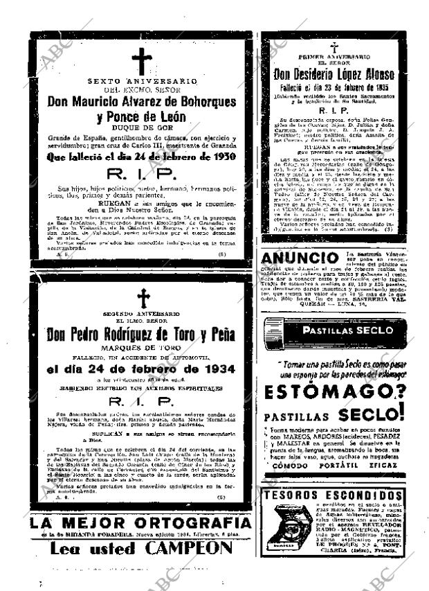 ABC MADRID 24-02-1936 página 50