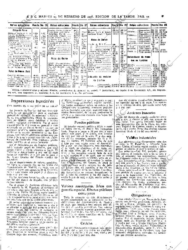 ABC MADRID 25-02-1936 página 33