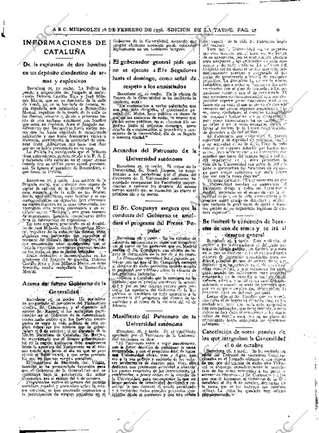 ABC MADRID 26-02-1936 página 27