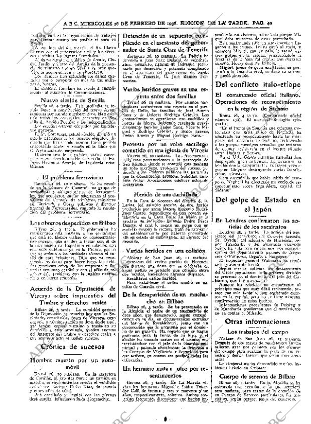 ABC MADRID 26-02-1936 página 40