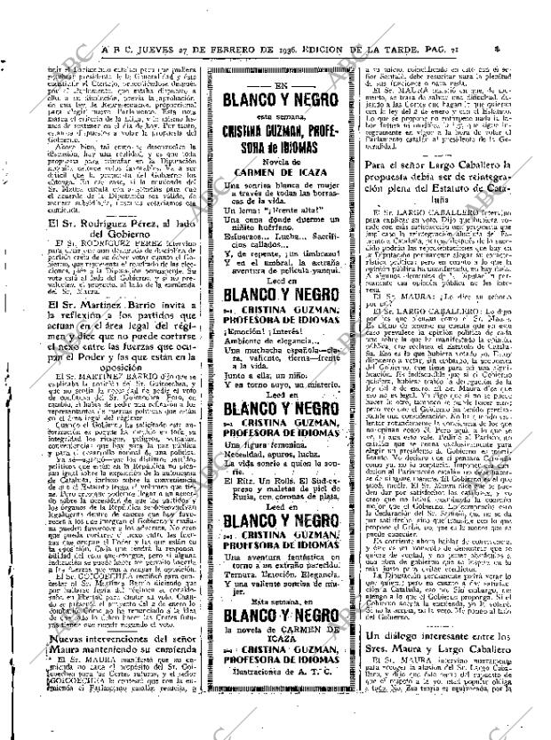 ABC MADRID 27-02-1936 página 21
