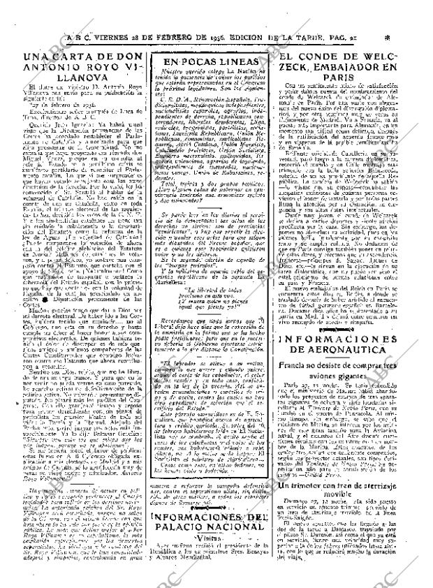 ABC MADRID 28-02-1936 página 21