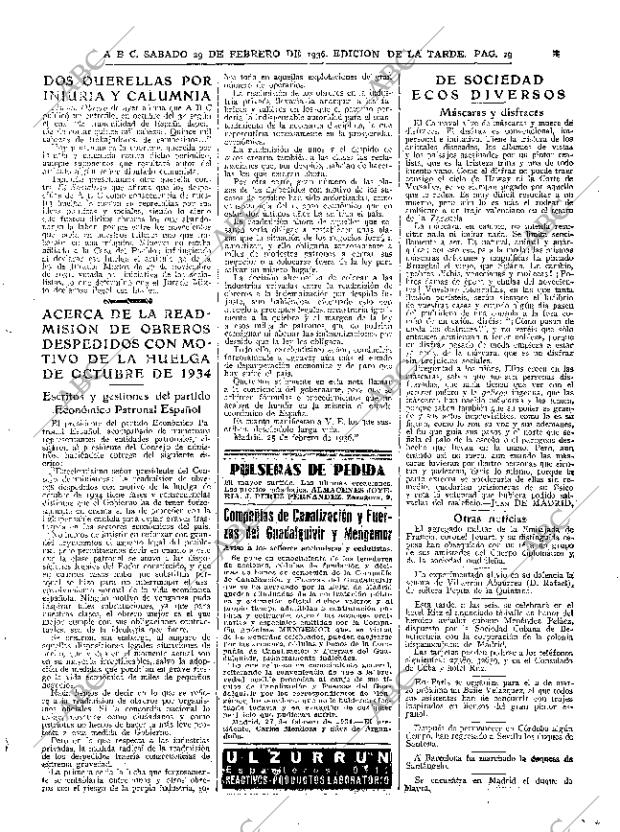 ABC MADRID 29-02-1936 página 29