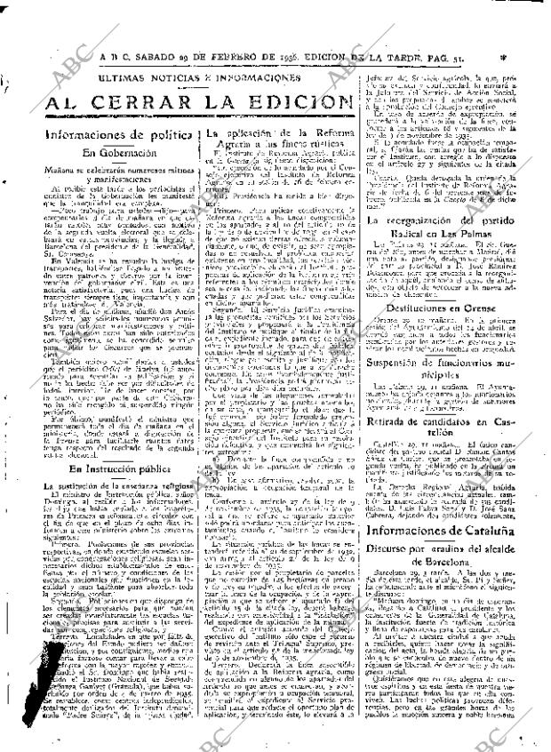 ABC MADRID 29-02-1936 página 51