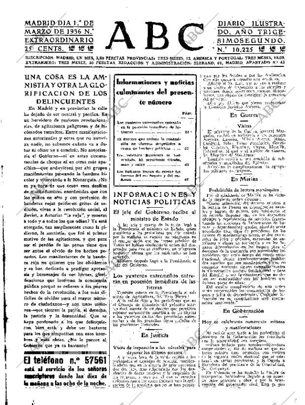 ABC MADRID 01-03-1936 página 31