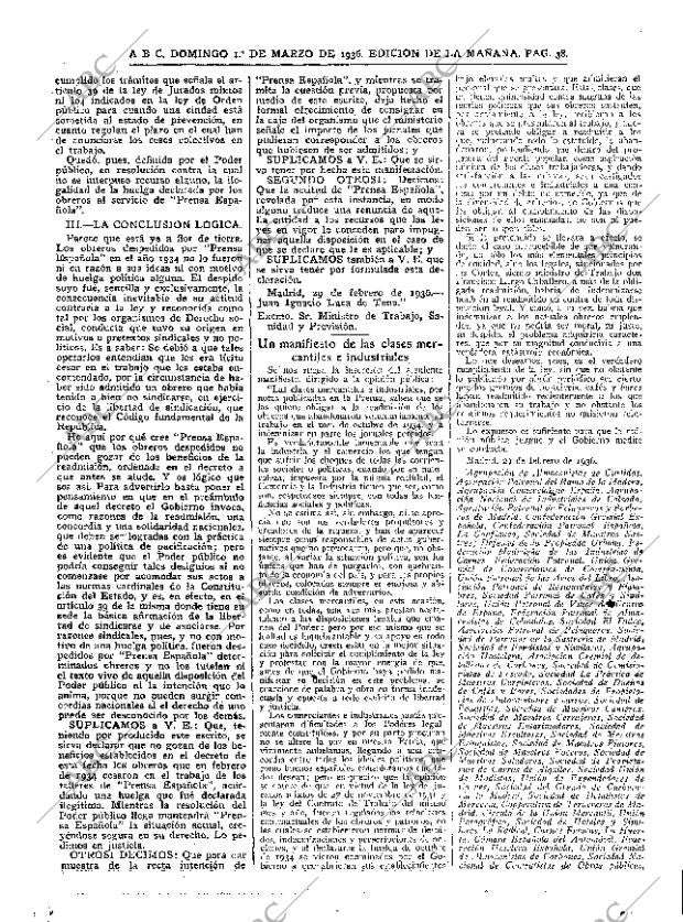 ABC MADRID 01-03-1936 página 38