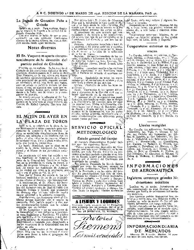 ABC MADRID 01-03-1936 página 42