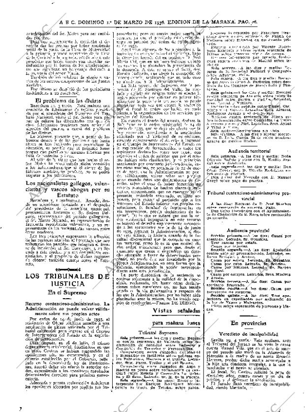 ABC MADRID 01-03-1936 página 46