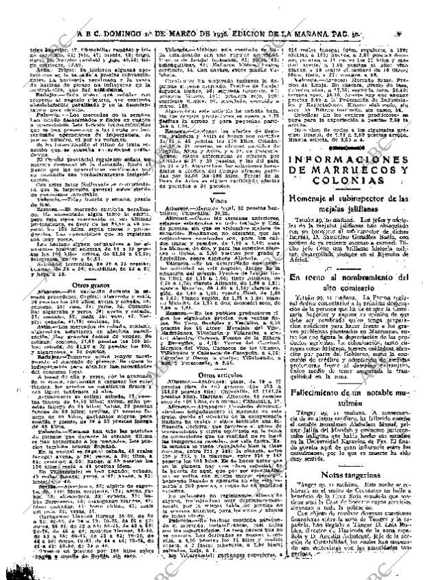 ABC MADRID 01-03-1936 página 56