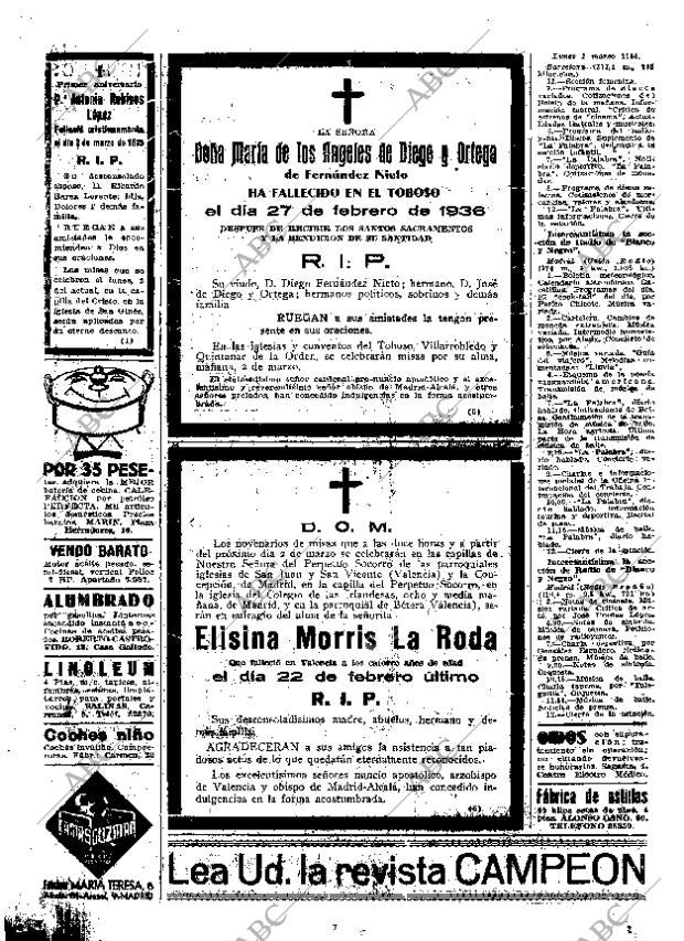 ABC MADRID 01-03-1936 página 66