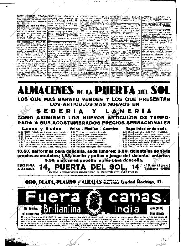 ABC MADRID 01-03-1936 página 70