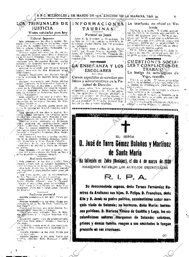 ABC MADRID 04-03-1936 página 34