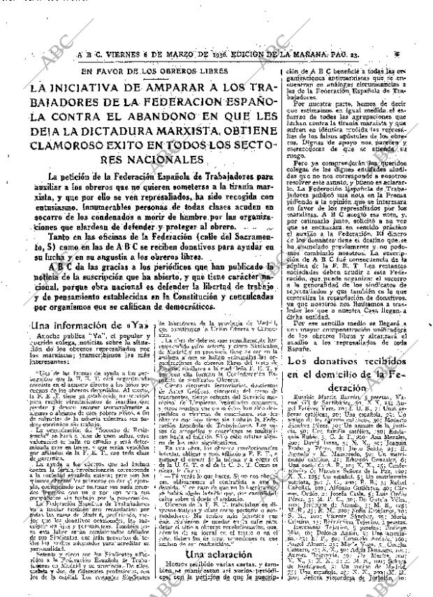 ABC MADRID 06-03-1936 página 23