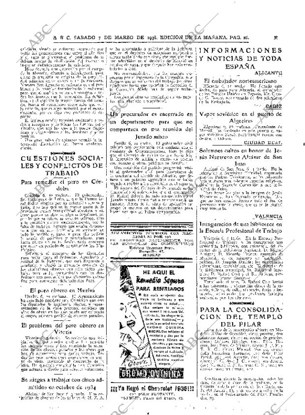 ABC MADRID 07-03-1936 página 26