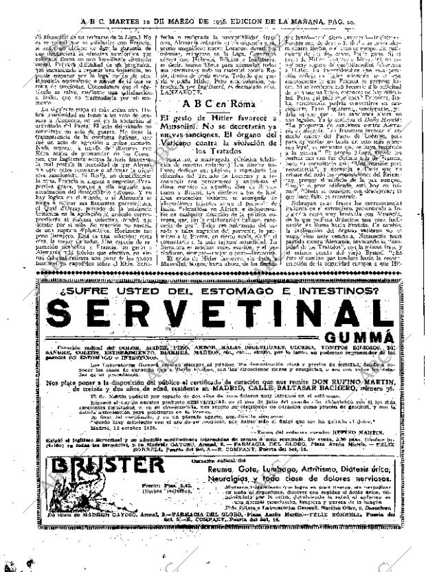 ABC MADRID 10-03-1936 página 20