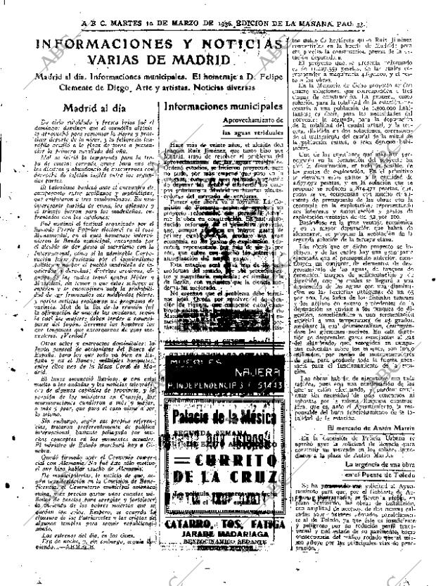 ABC MADRID 10-03-1936 página 33