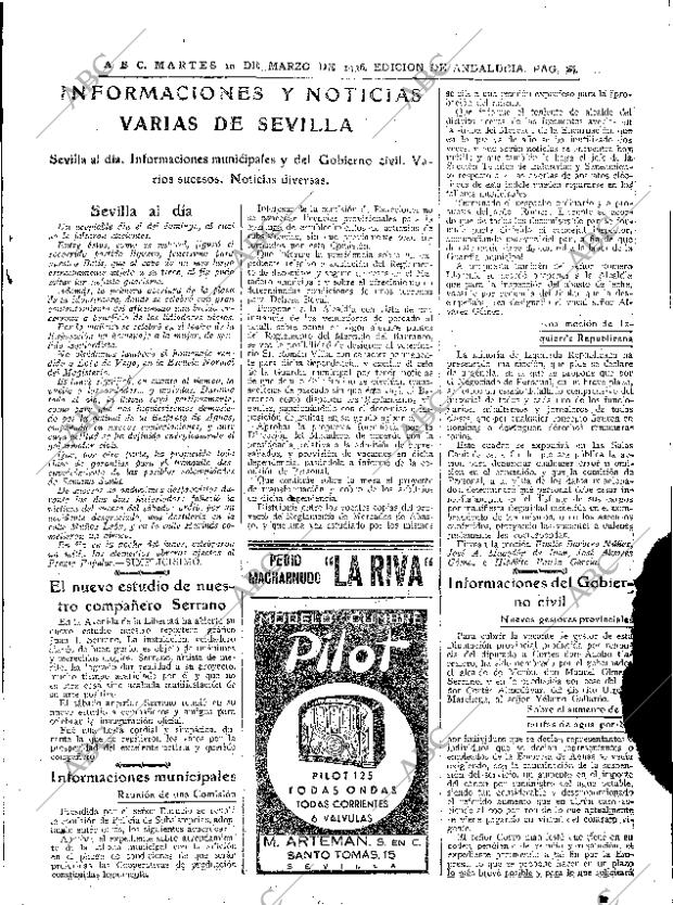 ABC SEVILLA 10-03-1936 página 27