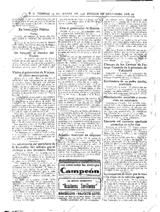 ABC SEVILLA 13-03-1936 página 24