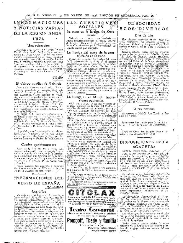 ABC SEVILLA 13-03-1936 página 28