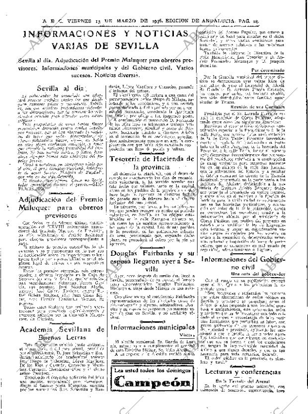 ABC SEVILLA 13-03-1936 página 29