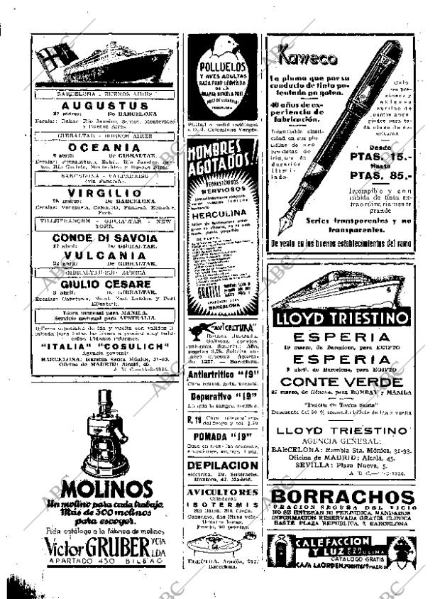 ABC MADRID 14-03-1936 página 2