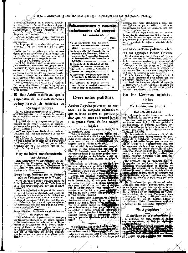 ABC MADRID 15-03-1936 página 33