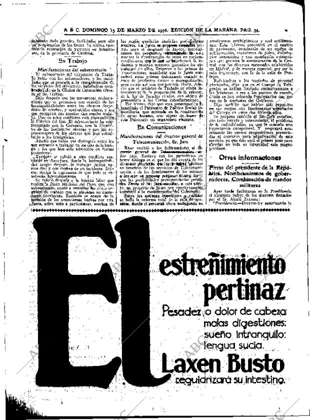 ABC MADRID 15-03-1936 página 34