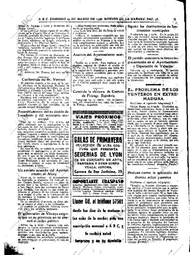 ABC MADRID 15-03-1936 página 36