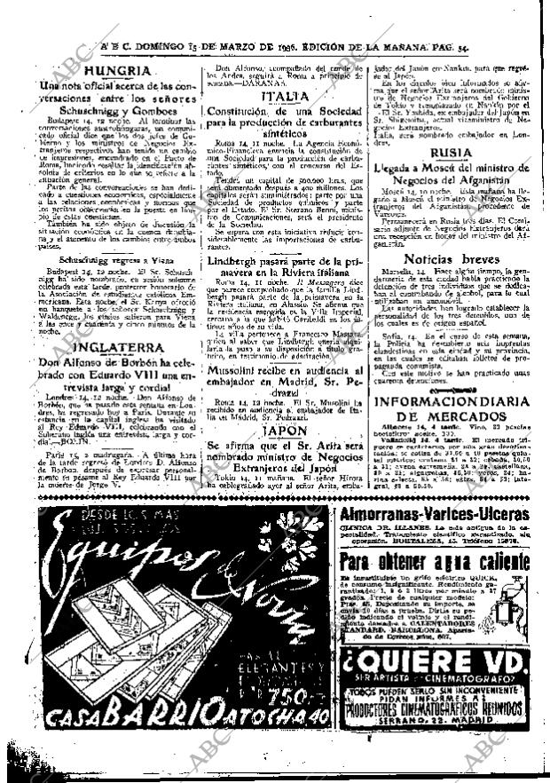 ABC MADRID 15-03-1936 página 54