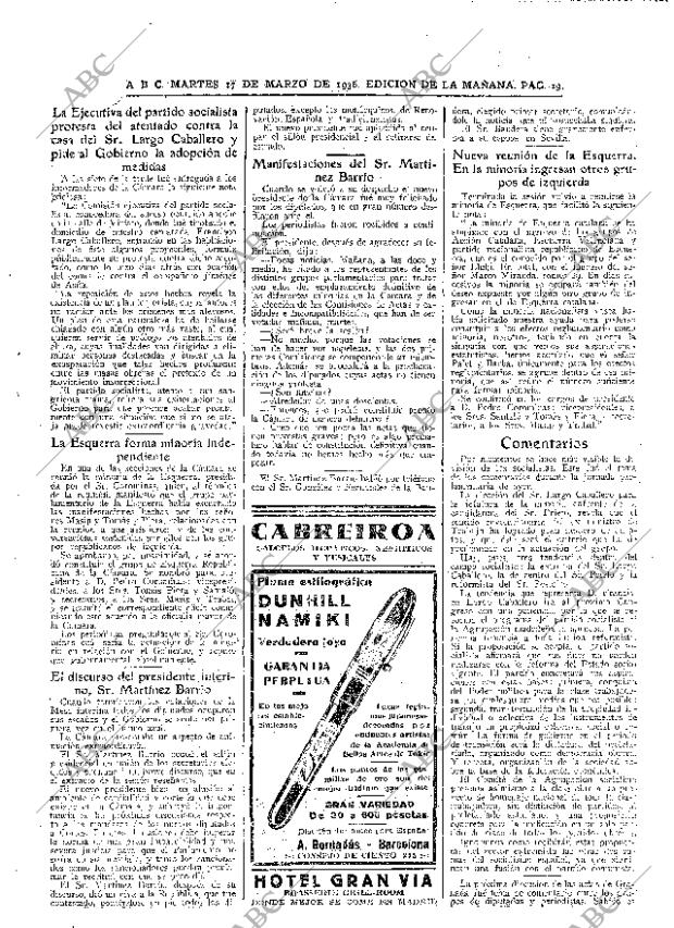 ABC MADRID 17-03-1936 página 19